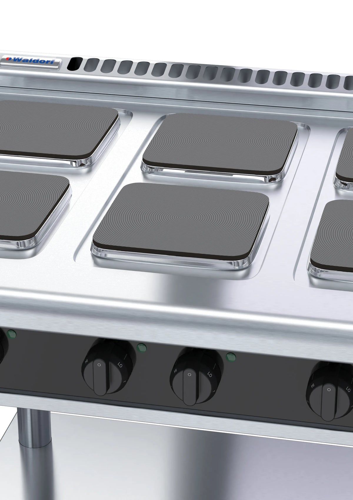 Waldorf Bold Rnlb8600Se Ls 900Mm Electric Cooktop Sealed Hobs Low Back Version Leg Stand