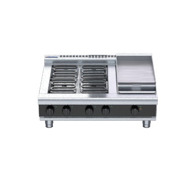 Waldorf Bold Rnlb8603E B 900Mm Electric Cooktop Low Back Version Bench Model