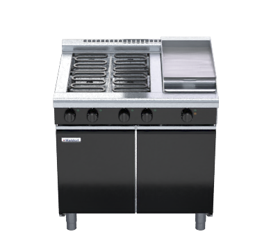 Waldorf Bold Rnlb8603E Cd 900Mm Electric Cooktop Low Back Version Cabinet Base
