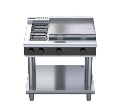 Waldorf Bold Rnlb8606E Ls 900Mm Electric Cooktop Low Back Version Leg Stand