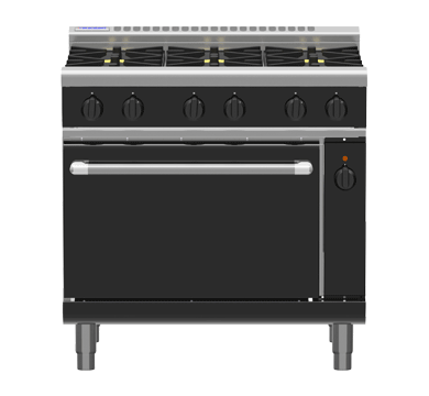 Waldorf Bold Rnb8610Gec 900Mm Gas Range Electric Convection Oven