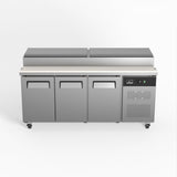 AG 3 Door Saladette Fridge – Fits 8 x 1/3 GN Trays SH3000-700