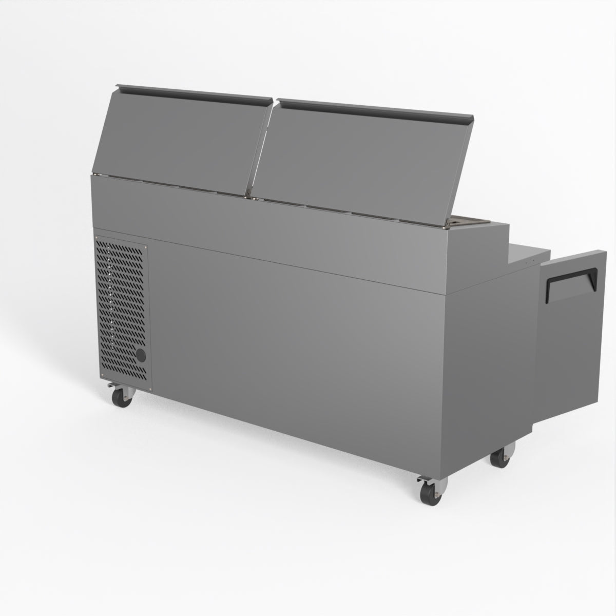 3 Door Saladette Fridge - Fits 8 x 1/3 GN Trays