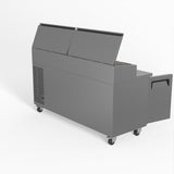 3 Door Saladette Fridge - Fits 8 x 1/3 GN Trays