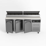 3 Door Saladette Fridge - Fits 8 x 1/3 GN Trays