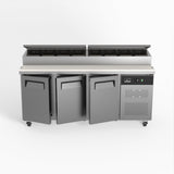 3 Door Saladette Fridge - Fits 8 x 1/3 GN Trays