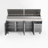 AG 3 Door Saladette Fridge - 10 x 1/3 GN Trays SH3000-800