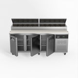 3 Door Saladette Fridge - 10 x 1/3 GN Trays