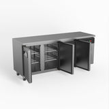 Commercial Three Door Worktop / Under Bench Freezer 600mm Depth