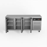 Commercial Three Door Worktop / Under Bench Freezer 600mm Depth