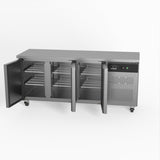 Commercial Three Door Worktop / Under Bench Fridge 600mm Depth