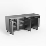 Commercial Three Door Worktop / Under Bench Fridge 600mm Depth