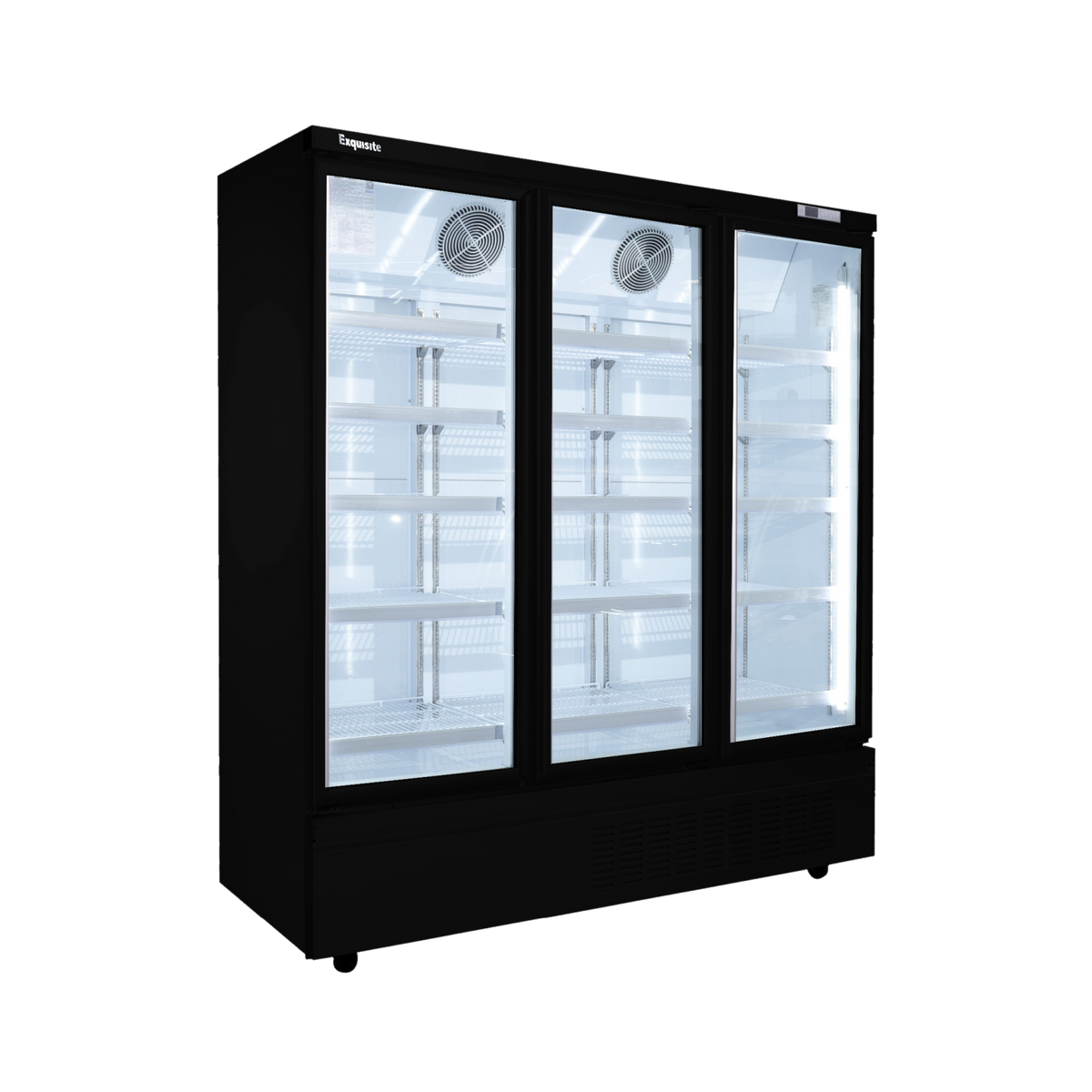 Exquisite Three Glass Door Upright Display Fridge - SMC1600 - Whisk Hospitality - SMC1600