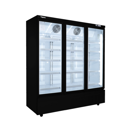 Exquisite Three Glass Door Upright Display Fridge - SMC1600 - Whisk Hospitality - SMC1600