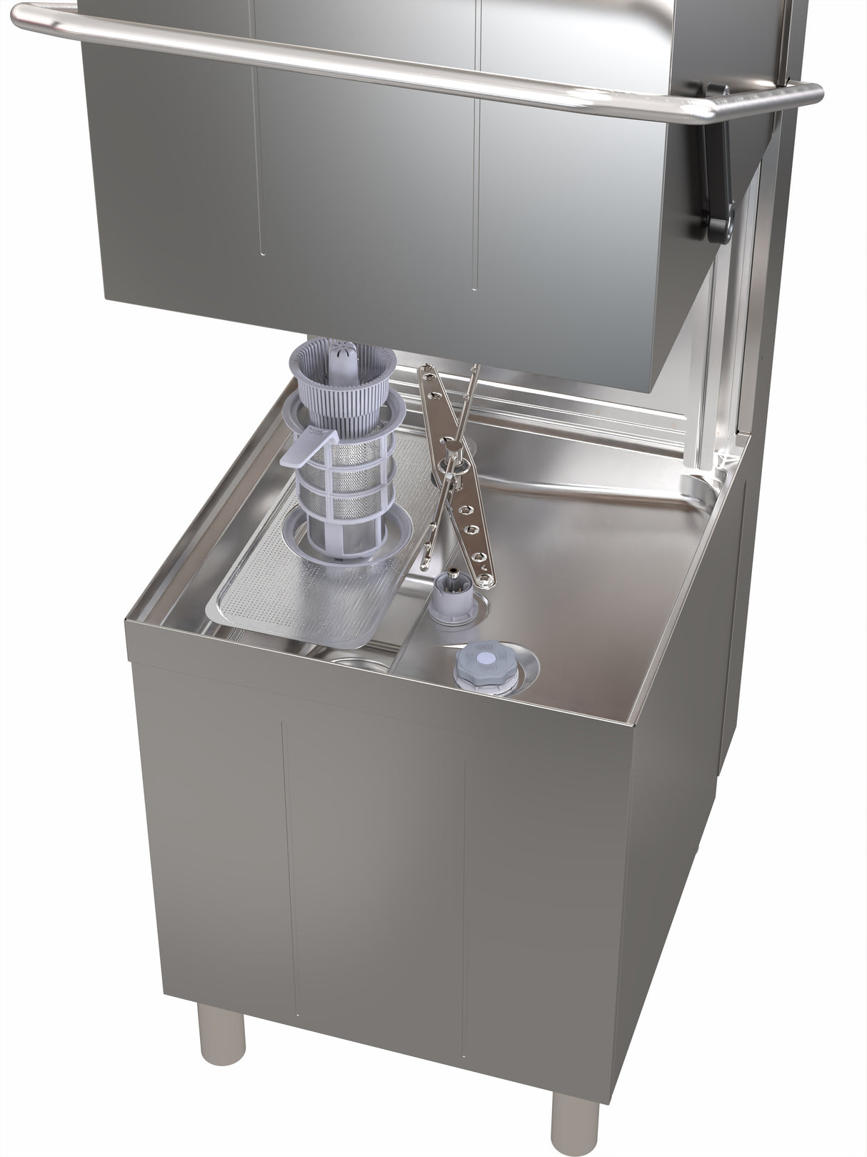 SMEG SPH615AU Easyline fully insulated passthrough dishwasher - 9.7 kW Three phase (6.7 kW optional) - 600x500 basket. Electronic control- 3 cycles