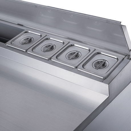 Exquisite Saladette Food Preparation Fridge – Static - STC250 - Whisk Hospitality
