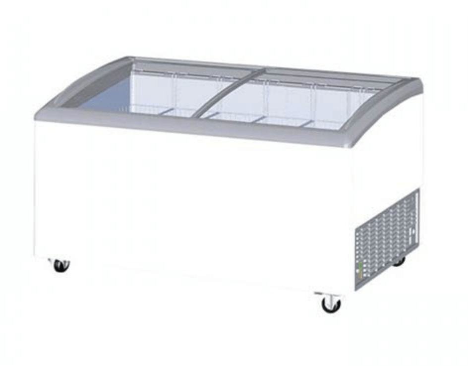 Exquisite Curved Glass Chest Freezer - SD511 - Whisk Hospitality - SD511