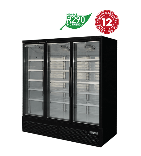 Exquisite Three Glass Door Upright Display Freezers - SMF1500 - Whisk Hospitality - SMF1500