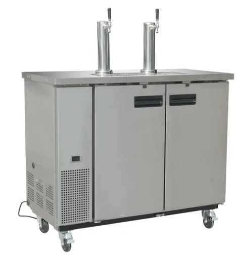 Polar G-Series Direct Draw Beer Dispenser (2 Keg 2 Tap) Stainless Steel