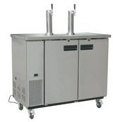 Polar G-Series Direct Draw Beer Dispenser (2 Keg 2 Tap) Stainless Steel