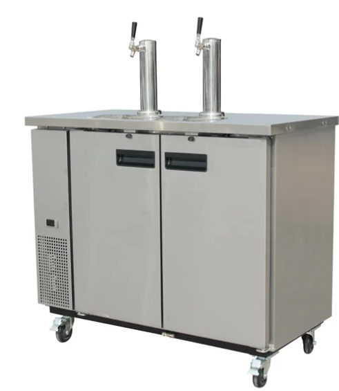 Polar G-Series Direct Draw Beer Dispenser (2 Keg 2 Tap) Stainless Steel