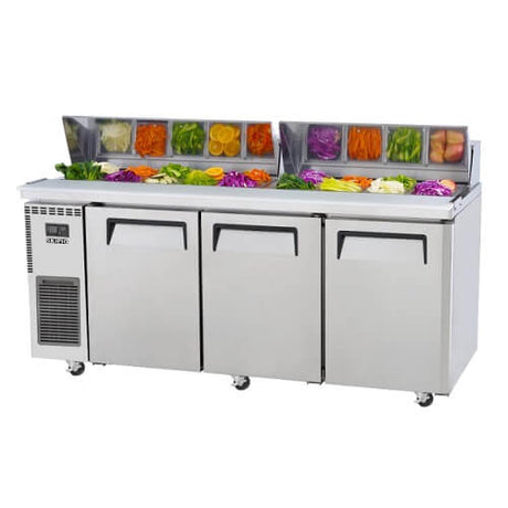 Skipio SHR18-3 Salad Side Prep Table With Lid 1800mm Wide