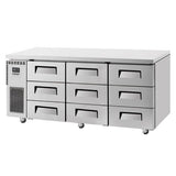Skipio SUR18-3D-9 Undercounter Drawer Fridge 538 Ltr