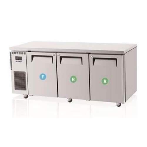 Skipio SURF18-3 Three Door Undercounter Fridge/Freezer