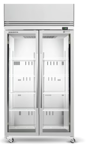 Skope TMF1000N-A 2 Glass Door Freezer