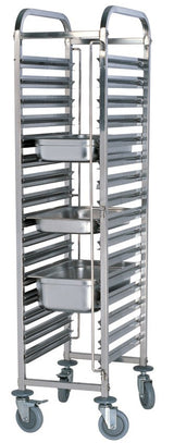 Anvil  Stainless Steel 15 Tier GN Trolley TRS0015