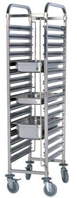 Anvil  Stainless Steel 15 Tier GN Trolley TRS0015