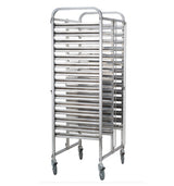 Anvil  Stainless Steel 2 X 15 Tier GN Trolley TRS2015