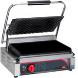 Anvil Panini Press Single Ribbed Top Flat Bottom TSS2000