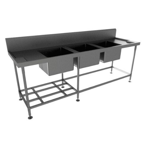 QSR Stainless Steel Sink Bench