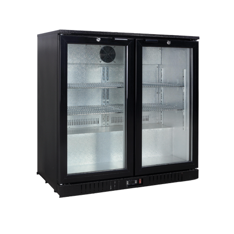 Exquisite Two Swing Doors Backbar Display Fridge - Low Height - UBC210L - Whisk Hospitality - UBC210L