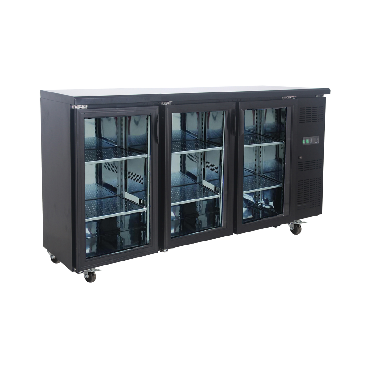 Exquisite Three Swing Doors Backbar Display Fridge - UBC570 - Whisk Hospitality