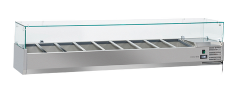 Anvil 2000 Glass Refrigerated Ingredient Well VRX2000