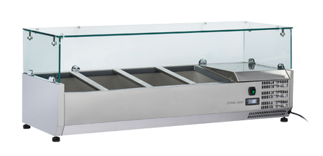 Anvil 1200 Glass Refrigerated Ingredient Well VRX1200