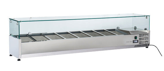Anvil 1800 Glass Refrigerated Ingredient Well VRX1800