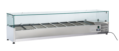 Anvil 1800 Glass Refrigerated Ingredient Well VRX1800