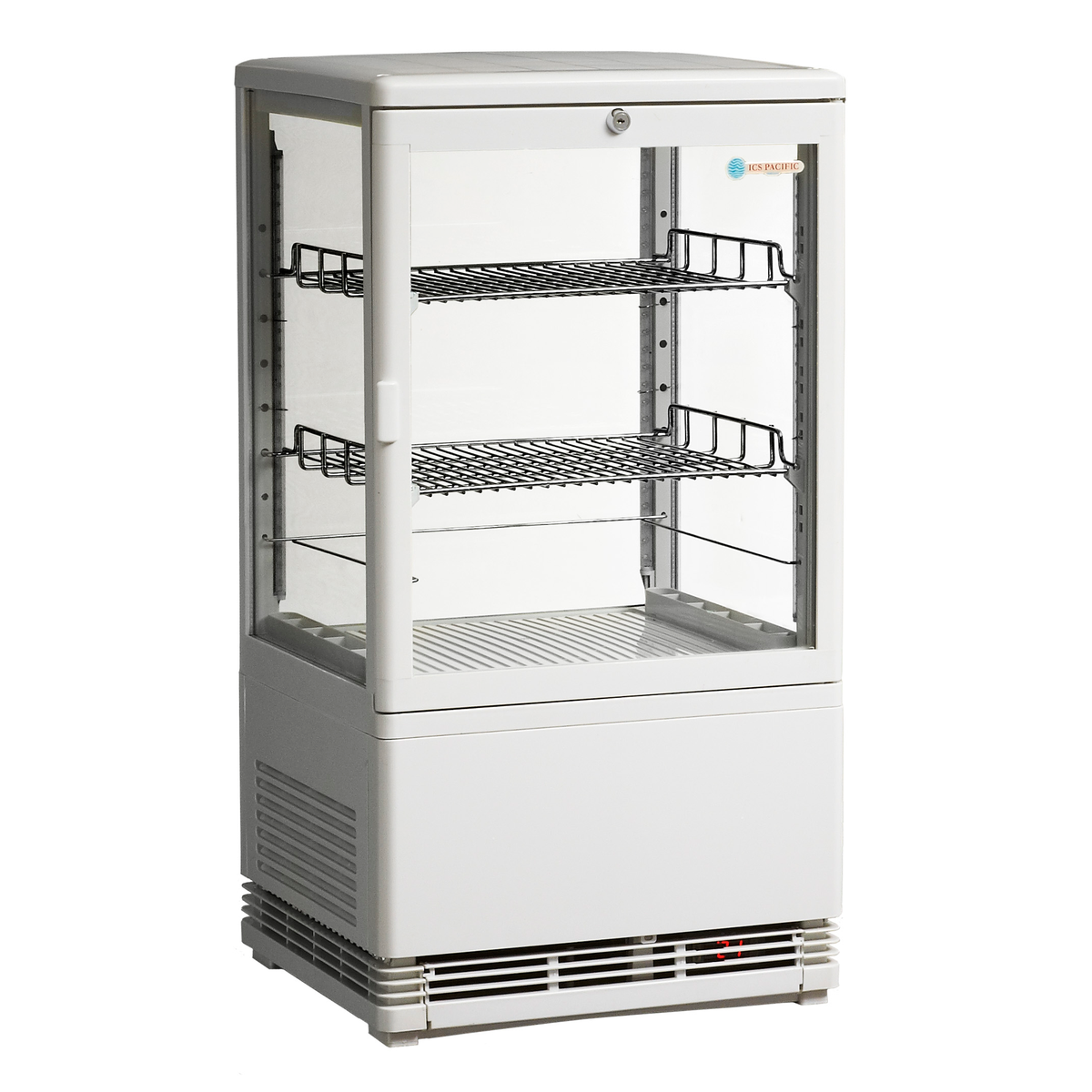 Venice Joey 58L Counter Top Refrigerated Display - White  -  Whisk Hospitality