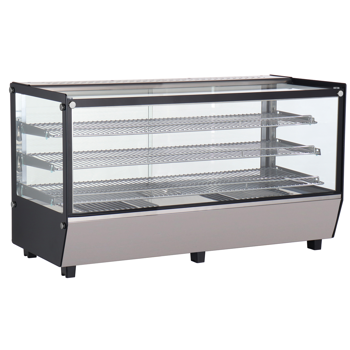 Verona 120H 202L Counter Top Heated Display - Stainless Steel  -  Whisk Hospitality