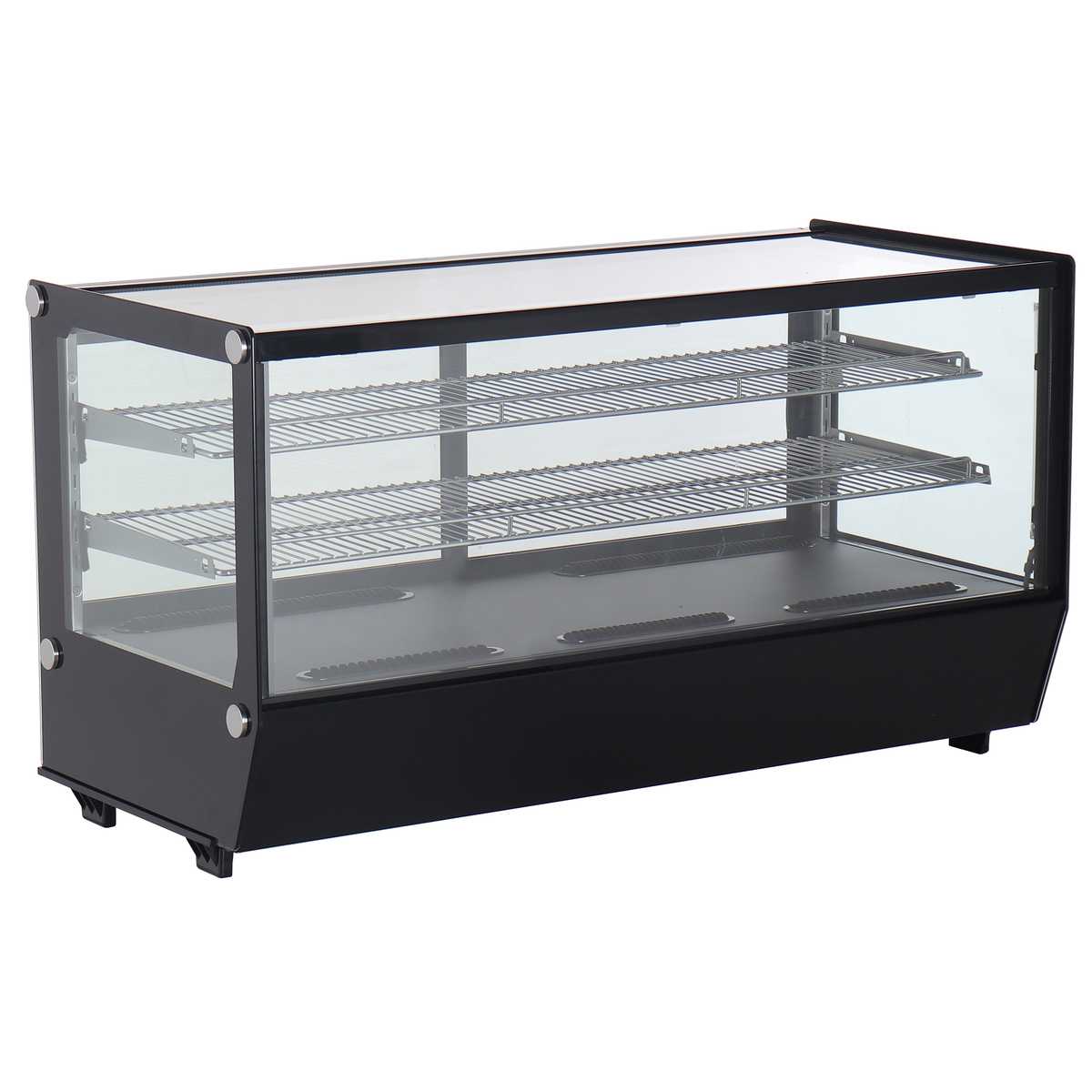 Verona 120R 202L Counter Top Refrigerated Display - Black  -  Whisk Hospitality