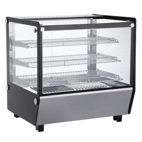 Verona 70H 120L Counter Top Heated Display - Stainless Steel  -  Whisk Hospitality