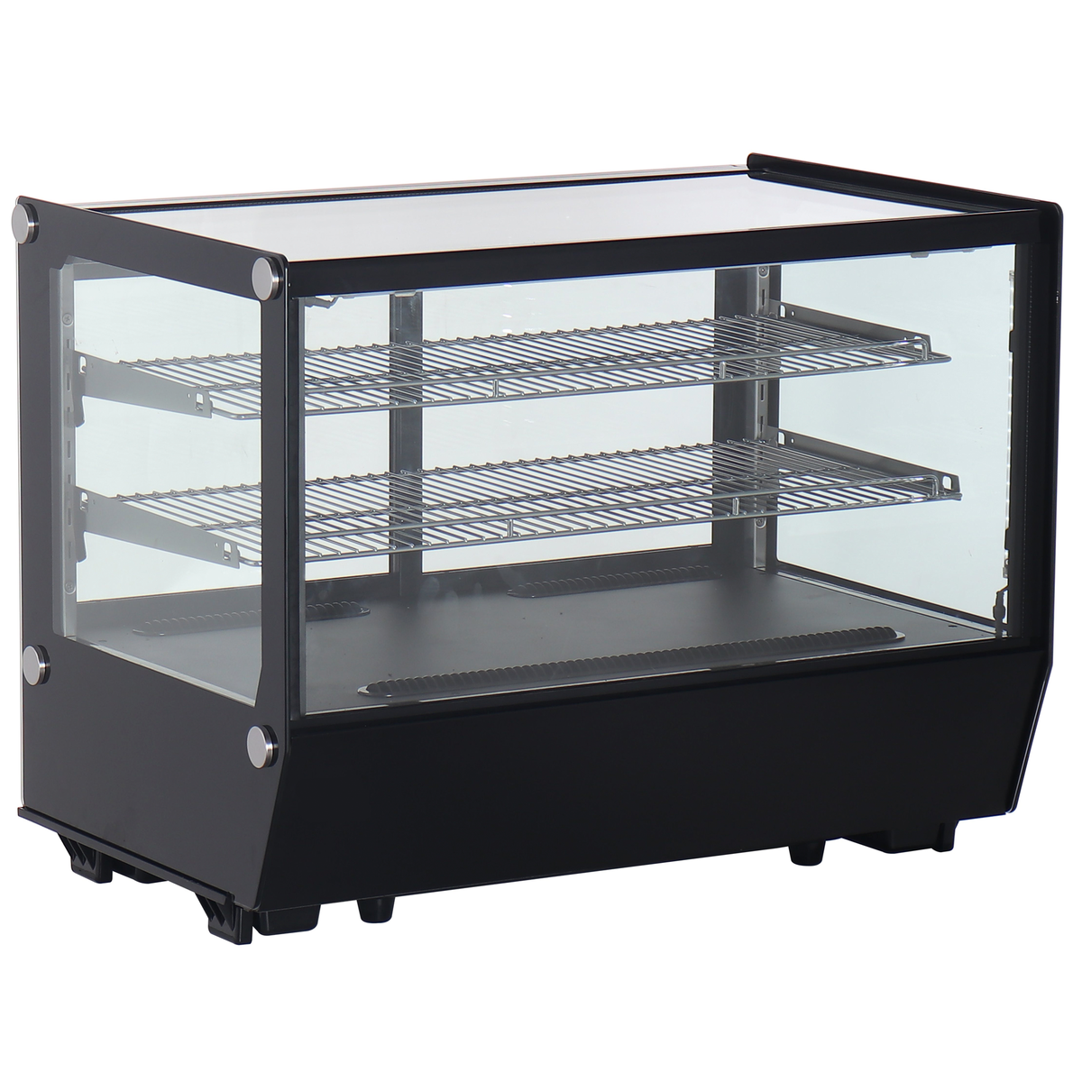 Verona 90R 160L Counter Top Refrigerated Display - Black  -  Whisk Hospitality