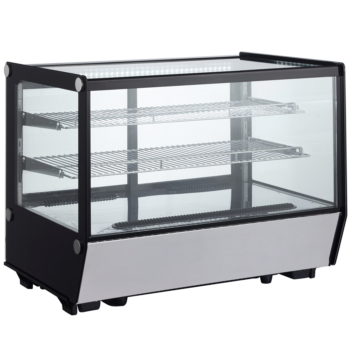 Verona 90R 160L Counter Top Refrigerated Display - Stainless Steel  -  Whisk Hospitality