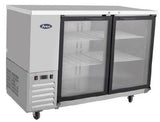 Atosa BACK BAR FRIDGE WITH GLASS DOOR MBB48G
