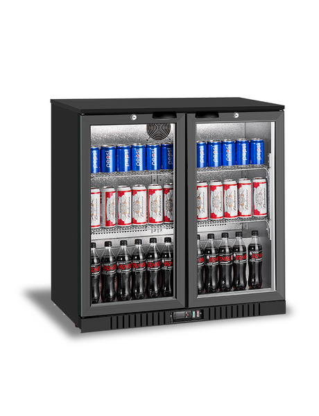 Atosa 2 swing doors back bar cooler