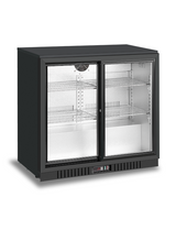 Atosa 2 sliding doors back bar cooler