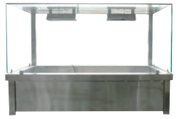 Jasper WET HOT FOOD DISPLAY 1070 MM BM3 HOLDS 3 x 1/1 GN PANS (PANS NOT INCLUDED) 10 AMP BM3